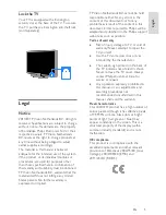 Предварительный просмотр 5 страницы Philips PFL32 User Manual