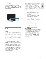 Предварительный просмотр 5 страницы Philips PFL4208D User Manual