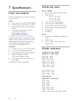 Preview for 66 page of Philips PFL50x8 User Manual