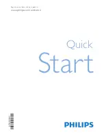 Предварительный просмотр 1 страницы Philips PFS0001/12 Quick Start Manual