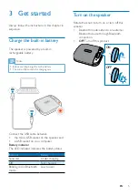 Предварительный просмотр 7 страницы Philips PHBT2600 User Manual