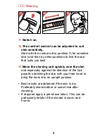 Preview for 8 page of Philips Philishave 970 User Manual