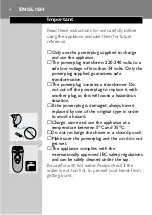 Preview for 2 page of Philips Philishave HQ 662 Manual