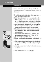 Preview for 22 page of Philips Philishave HQ 664 User Manual