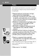 Preview for 96 page of Philips Philishave HQ 664 User Manual