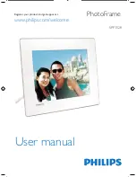 Philips PhotoFrame SPF1528 User Manual preview