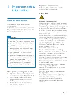 Preview for 5 page of Philips PI3000/93 User Manual