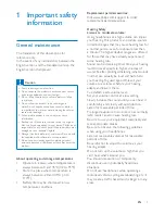 Preview for 5 page of Philips Pi7000/93 User Manual