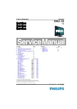 Preview for 1 page of Philips PICO 19PFL3405/60 Service Manual