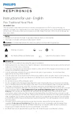 Philips Pico Traditional Instructions For Use Manual preview