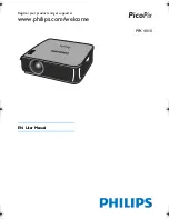 Предварительный просмотр 1 страницы Philips PicoPix PPX 4010 User Manual