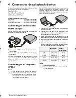 Предварительный просмотр 7 страницы Philips PicoPix PPX 4010 User Manual