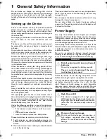 Preview for 4 page of Philips picopix PPX 4150 User Manual