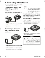 Preview for 10 page of Philips PicoPix PPX 4835 User Manual