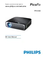 Philips PicoPix PPX 4935 User Manual preview