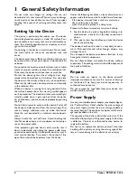 Preview for 4 page of Philips PicoPix PPX2240 User Manual