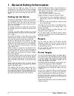 Preview for 4 page of Philips PicoPix PPX2340 User Manual