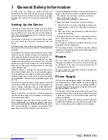 Preview for 4 page of Philips PicoPix PPX2450 User Manual