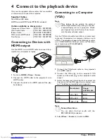 Preview for 12 page of Philips PicoPix PPX3414 User Manual