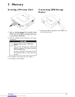 Предварительный просмотр 19 страницы Philips PicoPix PPX361 User Manual