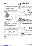 Preview for 16 page of Philips PICOPIX PPX3610 User Manual