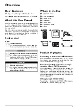 Предварительный просмотр 3 страницы Philips PicoPix PPX3614 User Manual