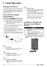 Предварительный просмотр 12 страницы Philips PicoPix PPX3614 User Manual