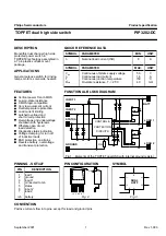 Philips PIP3202-DC Specification Sheet preview