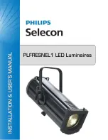 Preview for 1 page of Philips PLFRESNEL 1 LED LUMINAIRES Installation & User Manual