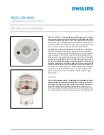 Preview for 1 page of Philips PLOS-CM-KNX Installation Manuals