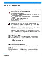 Preview for 3 page of Philips PLPF4MKII-03 Installation And User Manual