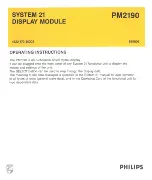 Preview for 1 page of Philips PM 2190 Operating Instructions