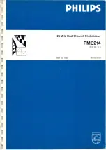 Philips PM 3214 Instruction Manual preview