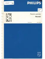 Preview for 1 page of Philips PM 5167 Instruction Manual