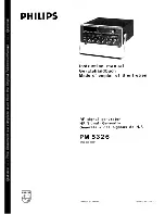 Preview for 3 page of Philips PM 5326 Instruction Manual