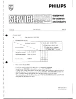 Preview for 2 page of Philips PM2517E Service Manual