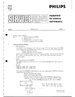 Preview for 4 page of Philips PM2517E Service Manual