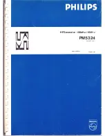 Philips PM5324 Instruction Manual preview