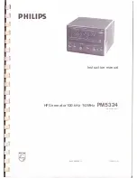 Предварительный просмотр 2 страницы Philips PM5324 Instruction Manual