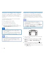 Preview for 6 page of Philips POCKET MEMO ACC8120 User Manual