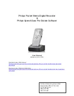 Philips Pocket Memo Digital Recorder User Manual preview