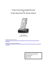 Preview for 1 page of Philips Pocket Memo Digital Recorder User Manual