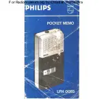 Preview for 1 page of Philips POCKET MEMO LFH 0085 Manual