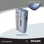 Philips Pocket Memo LFH588 Instructions For Use Manual preview