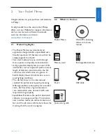 Предварительный просмотр 5 страницы Philips POCKET MEMO LFH9380/01 User Manual