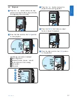 Предварительный просмотр 17 страницы Philips POCKET MEMO LFH9380/01 User Manual