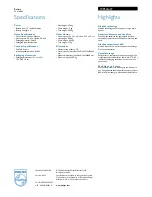 Preview for 2 page of Philips Power Life 9VPS4A Specifications