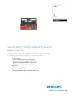 Philips Power Life LR14PB6C Specification Sheet предпросмотр