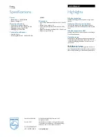 Preview for 2 page of Philips Power Life LR14PB6C Specification Sheet