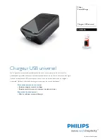 Preview for 1 page of Philips Power2Charge SCM2280 (French) Specifications